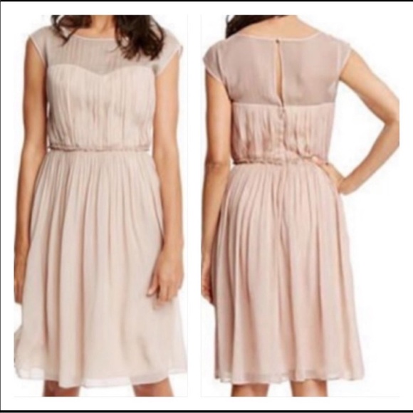 Boden Delicate Navy Blue cocktail Eva Dress size 8 L - Picture 6 of 7